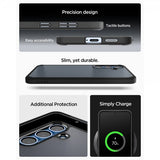 Spigen Samsung Galaxy S25 Plus Ultra Hybrid Frost Black -kuori