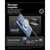 Spigen Samsung Galaxy S25 Plus Ultra Hybrid MagFit kirkas valkoinen kuori
