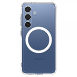 Spigen Samsung Galaxy S25 Plus Ultra Hybrid MagFit kirkas valkoinen kuori