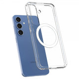 Spigen Samsung Galaxy S25 Plus Ultra Hybrid MagFit kirkas valkoinen kuori