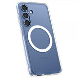 Spigen Samsung Galaxy S25 Plus Ultra Hybrid MagFit kirkas valkoinen kuori