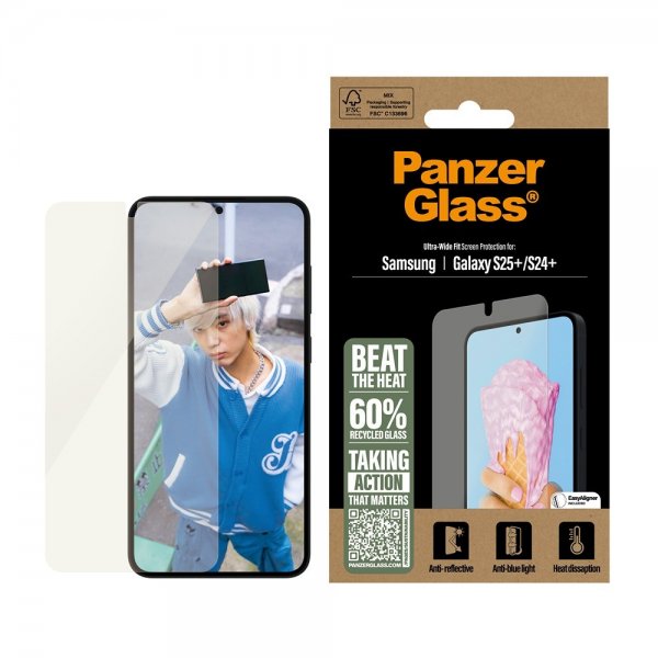 PanzerGlass Samsung Galaxy S24 Plus/Galaxy S25 Plus -näytönsuoja All-in-One