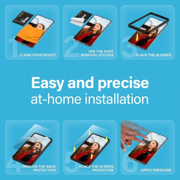 PanzerGlass Samsung Galaxy S24 Plus/Galaxy S25 Plus näytönsuoja Ultra-Wide Fit EasyAligner
