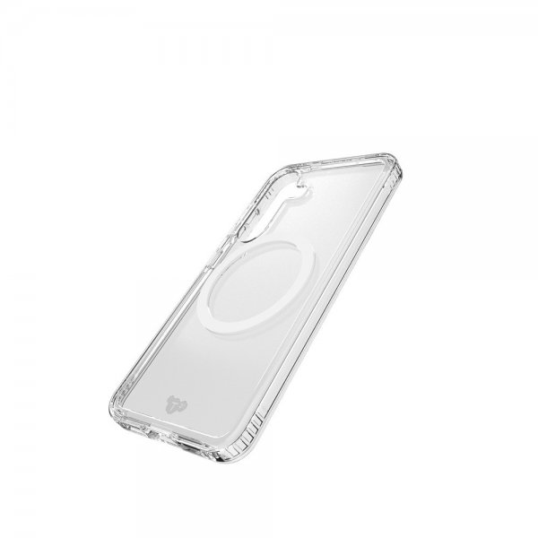 Tech21 Samsung Galaxy S25 -suojakuori EvoClear MagSafe, läpinäkyvä