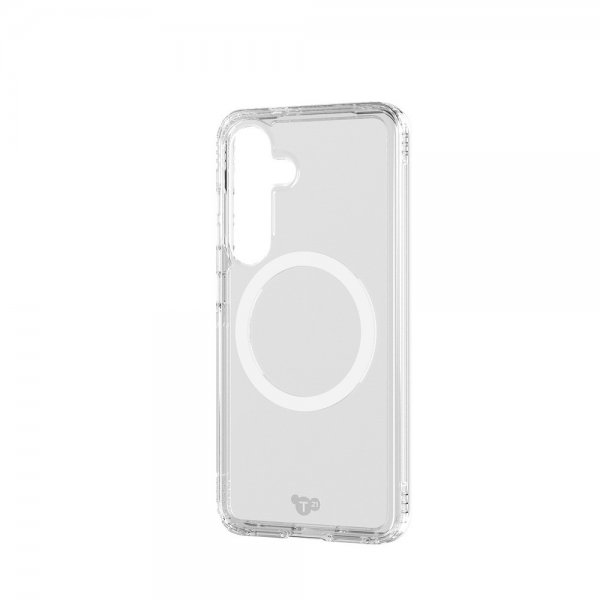 Tech21 Samsung Galaxy S25 -suojakuori EvoClear MagSafe, läpinäkyvä