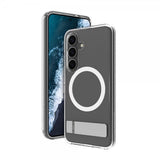 dbramante1928 Samsung Galaxy S25 Kuori Iceland Pro Qi2 Kickstand Läpinäkyvä