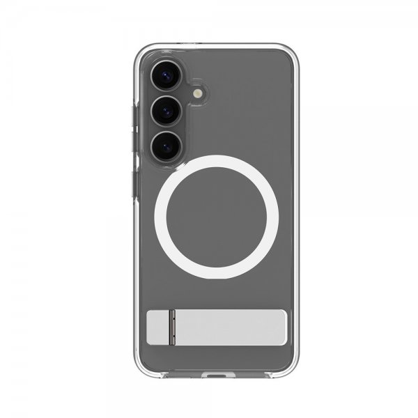 dbramante1928 Samsung Galaxy S25 Kuori Iceland Pro Qi2 Kickstand Läpinäkyvä