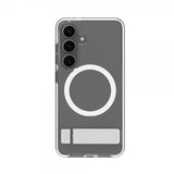 dbramante1928 Samsung Galaxy S25 Kuori Iceland Pro Qi2 Kickstand Läpinäkyvä