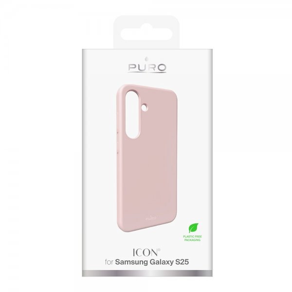 Puro Samsung Galaxy S25 -kuori, Icon, pinkki