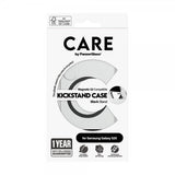 CARE by PanzerGlass Samsung Galaxy S25 -kuori jalustalla MagSafe musta