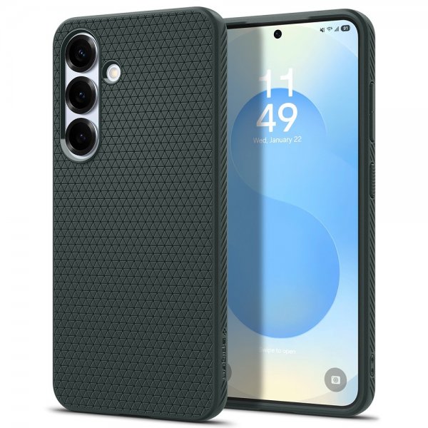 Spigen Samsung Galaxy S25 Kuori Liquid Air Abyss Green