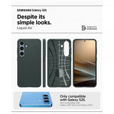 Spigen Samsung Galaxy S25 Kuori Liquid Air Abyss Green