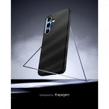 Spigen Samsung Galaxy S25 Suojakuori Liquid Air Mattamusta