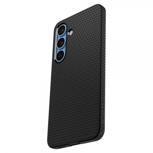 Spigen Samsung Galaxy S25 Suojakuori Liquid Air Mattamusta
