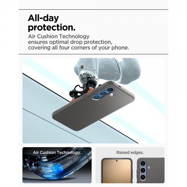 Spigen Samsung Galaxy S22 Kuori Liquid Air Marble Gray