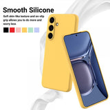 Samsung Galaxy S25 Kuori Hihnalla Silikoni Keltainen