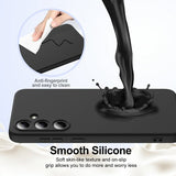 Samsung Galaxy S25 Kuori Hihnalla Silikoni MagSafe Musta