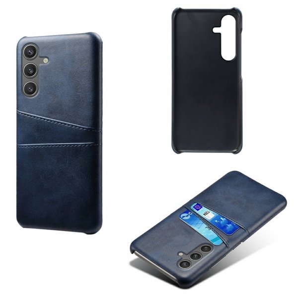 Samsung Galaxy S25 -suojakuori kahdella korttipaikalla, sininen
