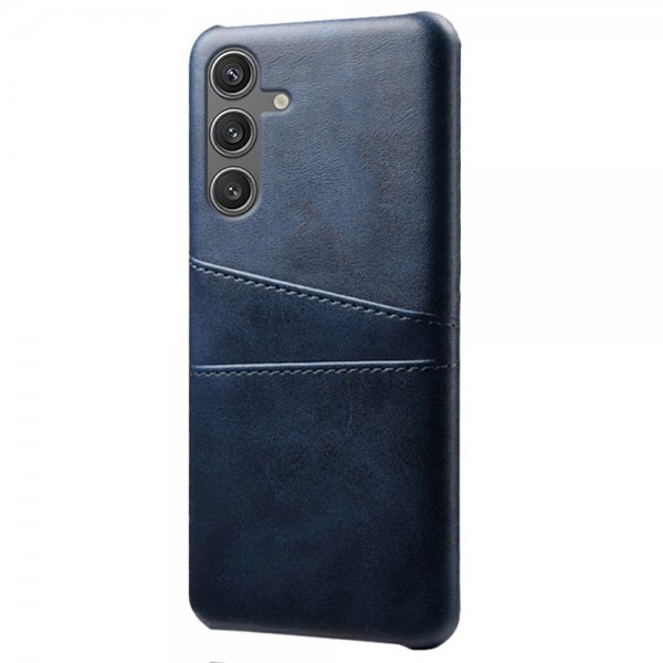 Samsung Galaxy S25 -suojakuori kahdella korttipaikalla, sininen