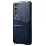 Samsung Galaxy S25 -suojakuori kahdella korttipaikalla, sininen