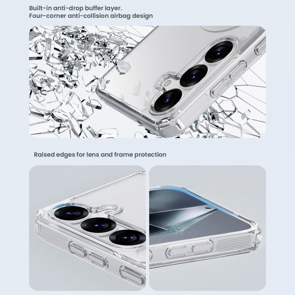 Nillkin Samsung Galaxy S25 Kuori Nature Pro Series MagSafe Läpinäkyvä