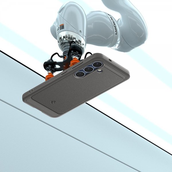 Spigen Samsung Galaxy S25 -kuori, Rugged Armor MagFit, Marble Gray