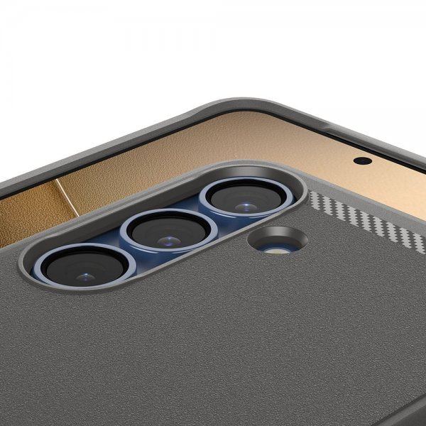 Spigen Samsung Galaxy S25 -kuori, Rugged Armor MagFit, Marble Gray