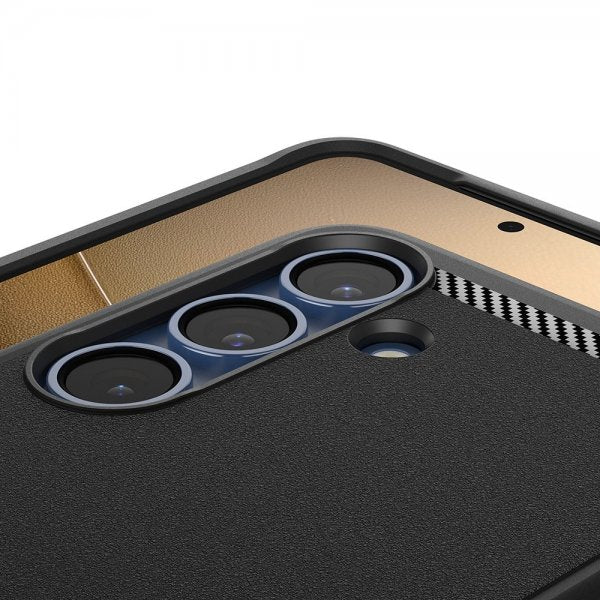 Spigen Samsung Galaxy S25 -suojakuori Rugged Armor MagFit Matte Black