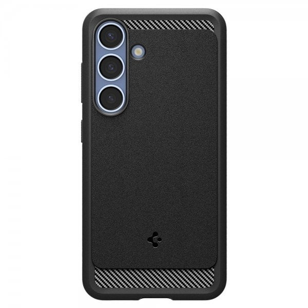 Spigen Samsung Galaxy S25 -suojakuori Rugged Armor MagFit Matte Black