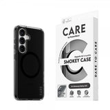 CARE by PanzerGlass Samsung Galaxy S25 -kuori Smokey MagSafe musta