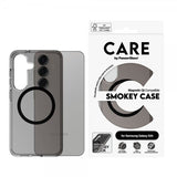 CARE by PanzerGlass Samsung Galaxy S25 -kuori Smokey MagSafe musta