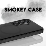 CARE by PanzerGlass Samsung Galaxy S25 -kuori Smokey MagSafe musta
