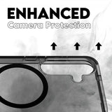 CARE by PanzerGlass Samsung Galaxy S25 -kuori Smokey MagSafe musta