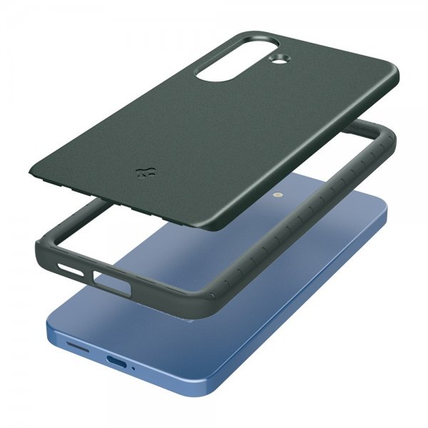 Spigen Samsung Galaxy S25 -kuori Thin Fit MagFit Abyss Green