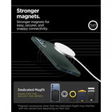 Spigen Samsung Galaxy S25 -kuori Thin Fit MagFit Abyss Green