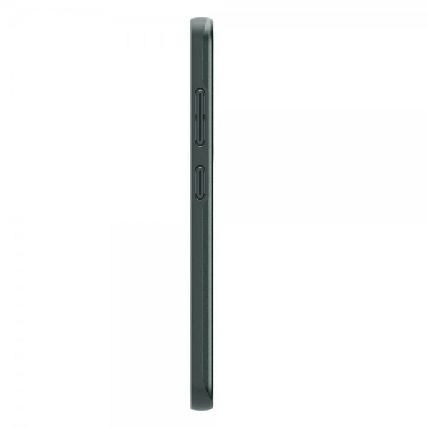 Spigen Samsung Galaxy S25 -kuori Thin Fit MagFit Abyss Green