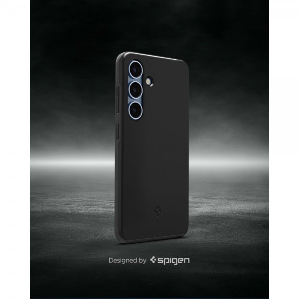 Spigen Samsung Galaxy S25 -kuori, Thin Fit MagFit, musta