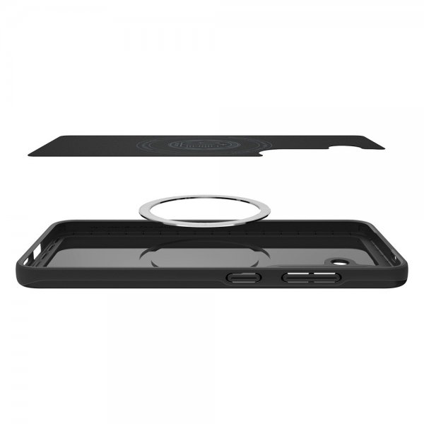 Spigen Samsung Galaxy S25 -kuori, Thin Fit MagFit, musta