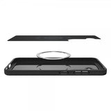 Spigen Samsung Galaxy S25 -kuori, Thin Fit MagFit, musta