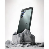 Spigen Samsung Galaxy S25 -suojakuori Tough Armor MagFit Abyss Green