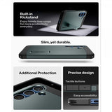 Spigen Samsung Galaxy S25 -suojakuori Tough Armor MagFit Abyss Green