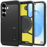 Spigen Samsung Galaxy S25 -kuori Tough Armor MagFit, musta
