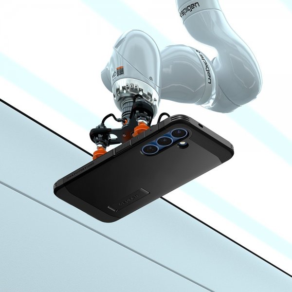 Spigen Samsung Galaxy S25 -kuori Tough Armor MagFit, musta