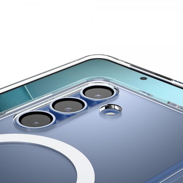 Spigen Samsung Galaxy S25 -suojakuori Ultra Hybrid MagFit kirkas valkoinen
