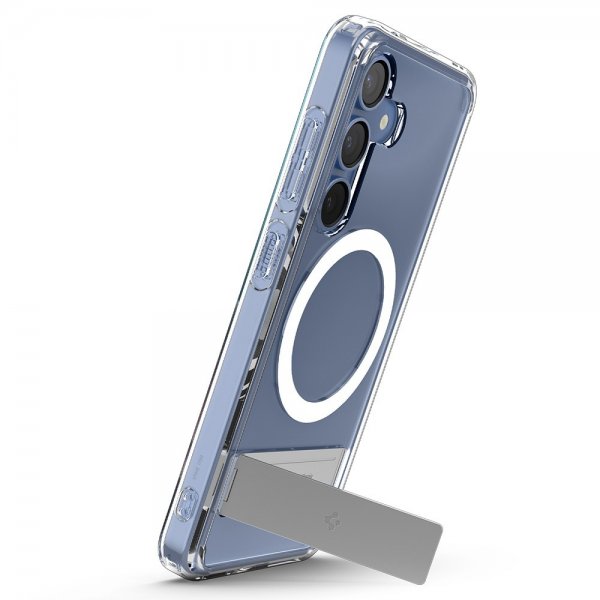 Spigen Samsung Galaxy S25 -kuori Ultra Hybrid S MagFit Clear White