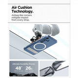 Spigen Samsung Galaxy S25 -kuori Ultra Hybrid S MagFit Clear White
