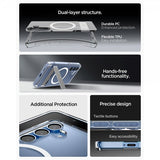 Spigen Samsung Galaxy S25 -kuori Ultra Hybrid S MagFit Clear White