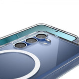 Spigen Samsung Galaxy S25 -kuori Ultra Hybrid S MagFit Clear White