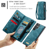 CaseMe Samsung Galaxy S25 Ultra -kotelo 008 Series, irrotettava kuori, sininen