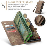 CaseMe Samsung Galaxy S25 Ultra Kotelo 008 Series Irrotettava Kuori Ruskea